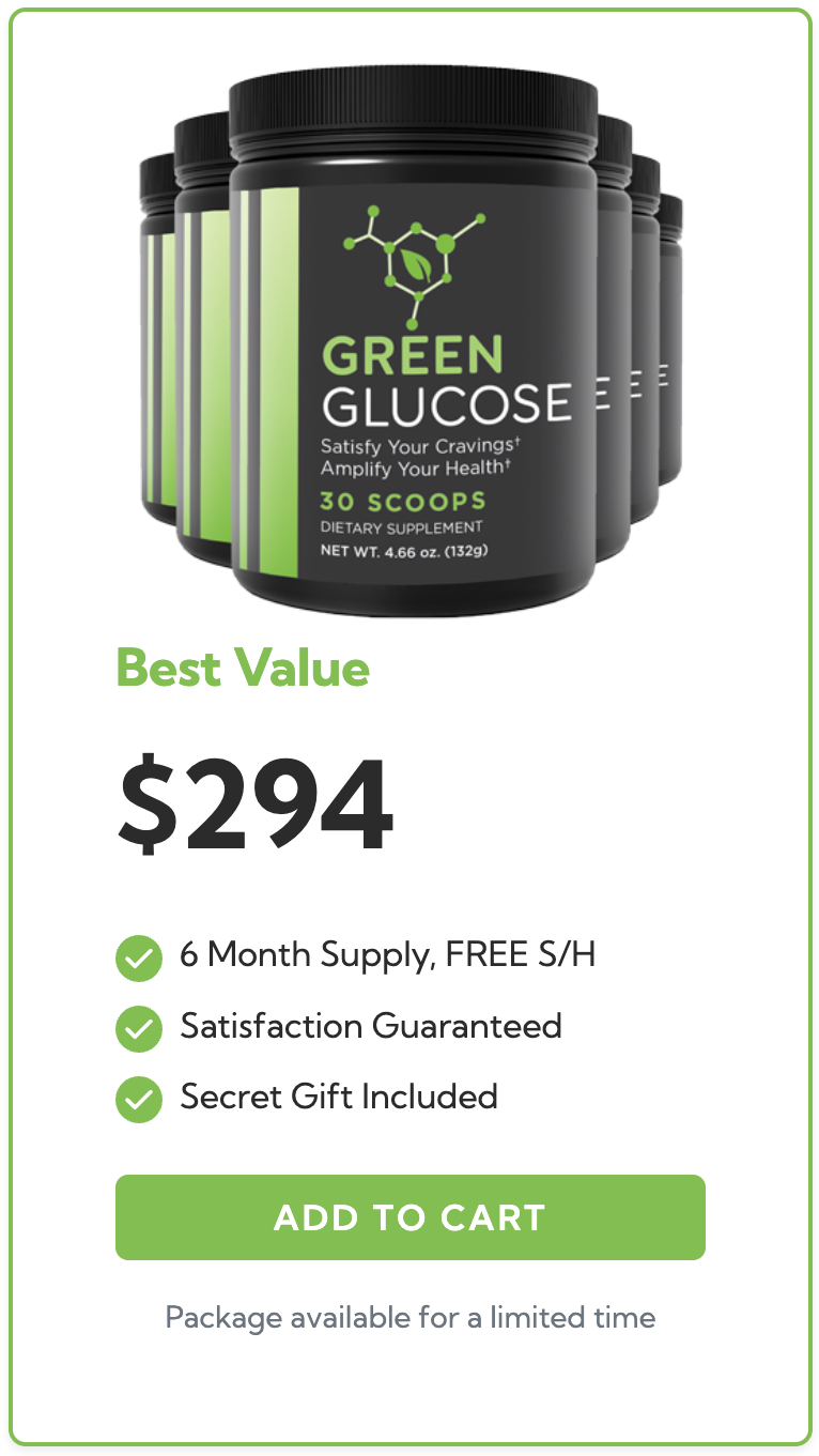 Green Glucose Buy 6 Bottles